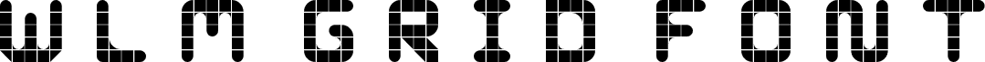 WLM Grid Font Bold Regular