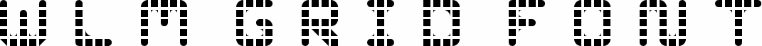 WLM Grid Font Light Regular
