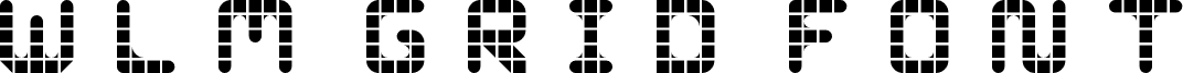 WLM Grid Font Regular