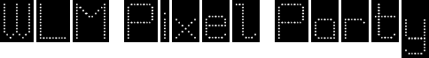 WLM Pixel Party Black Circles Regular