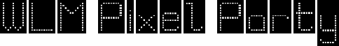 WLM Pixel Party Black Squares Regular