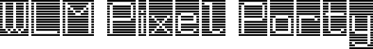 WLM Pixel Party Black Ventilated Regular