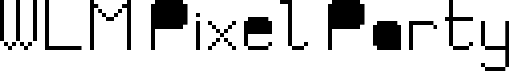 WLM Pixel Party White Fill Regular