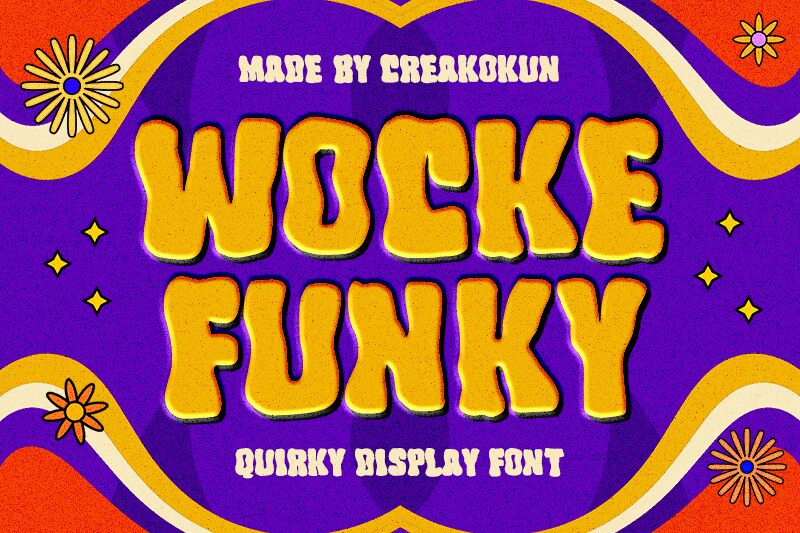 Wocke Funky Czcionka