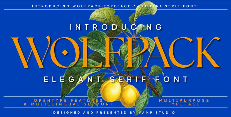 Wolfpack Font