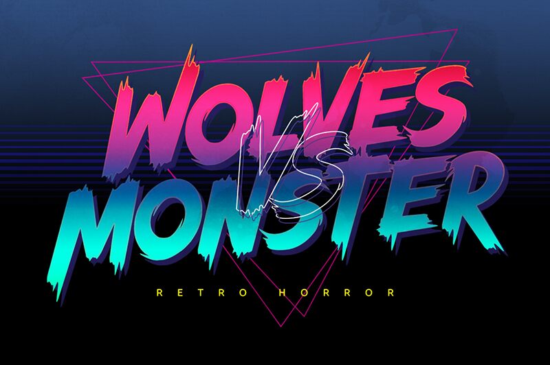 Wolves Vs Monster Schriftart