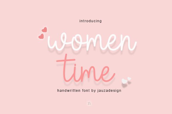 Woman Time Schriftart