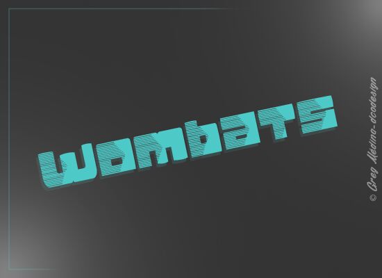 Wombats Czcionka