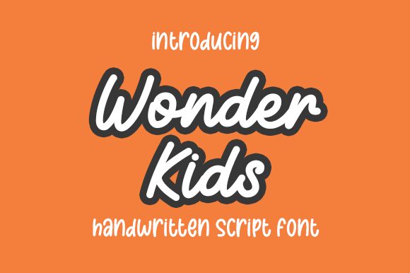 Wonder Kids Czcionka