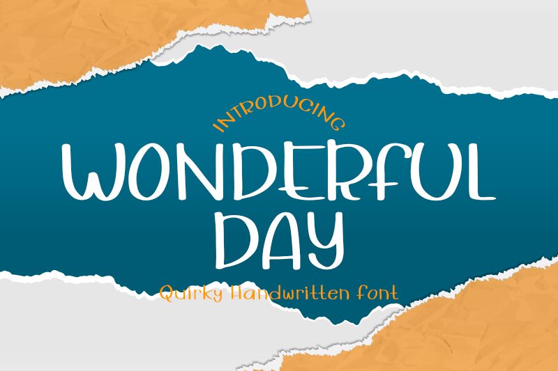 Wonderful Day Carattere