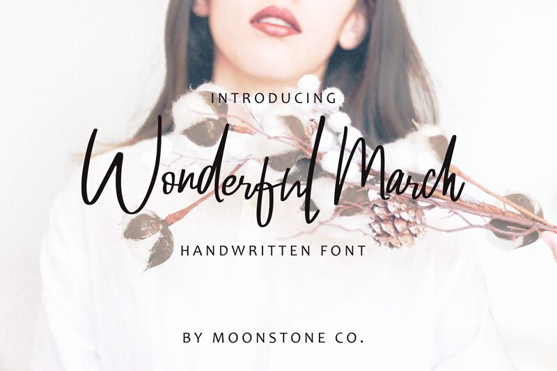 Wonderful March Font