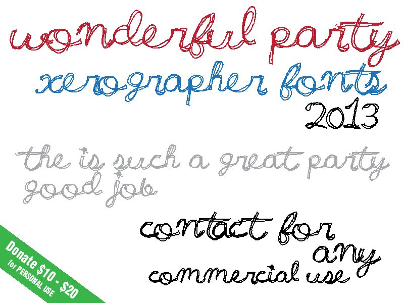 WonderfulParty Carattere