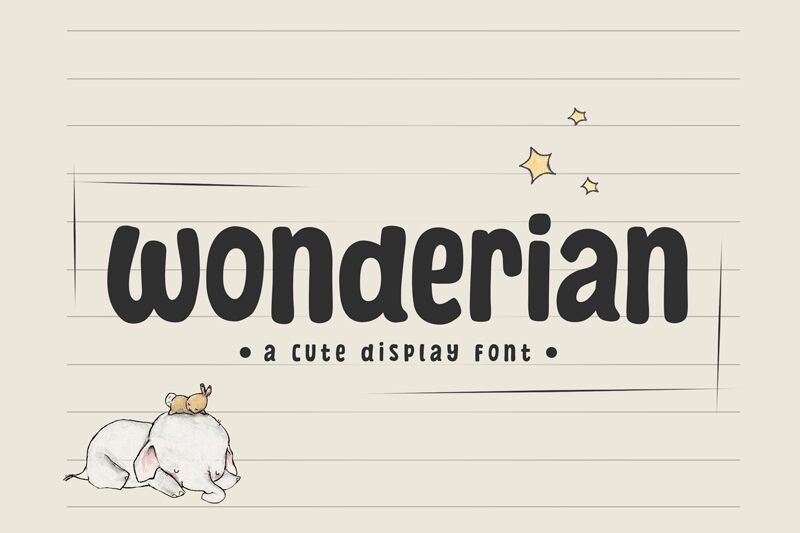 Wonderian Шрифт