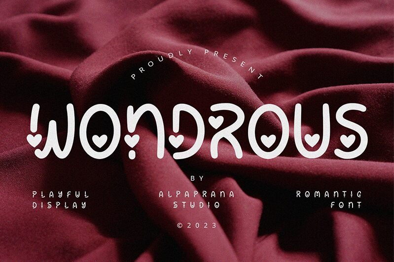 Wondrous Schriftart