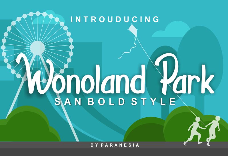 Wonoland Park Font