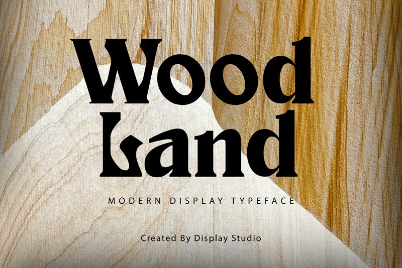 Wood Land Czcionka