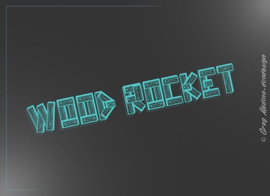 Wood Rocket Czcionka