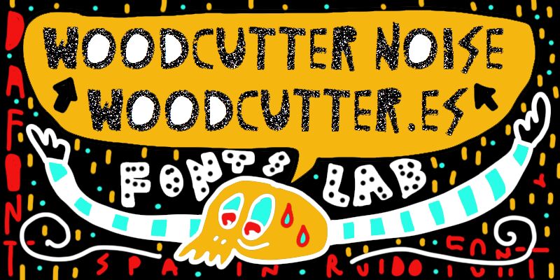 Woodcutter Noise Schriftart