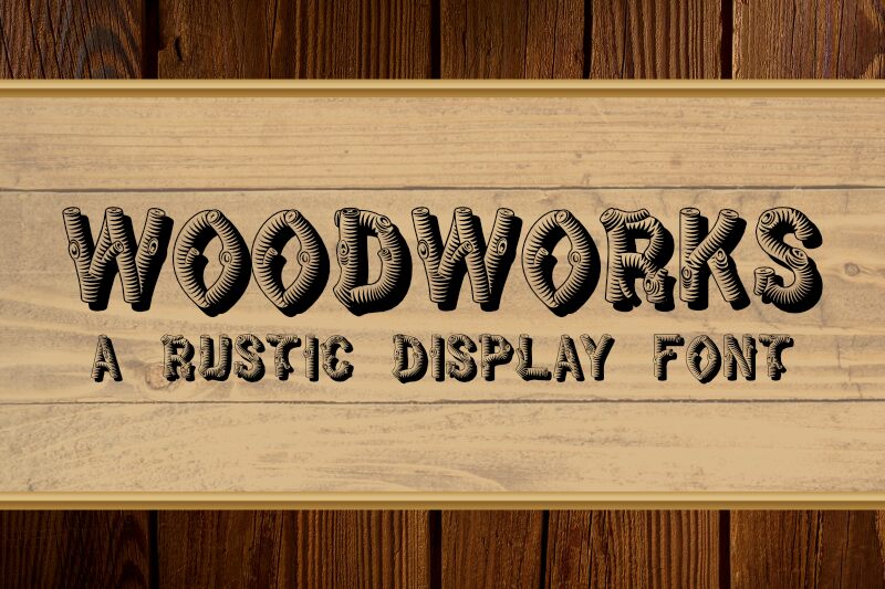 WoodWorks Czcionka