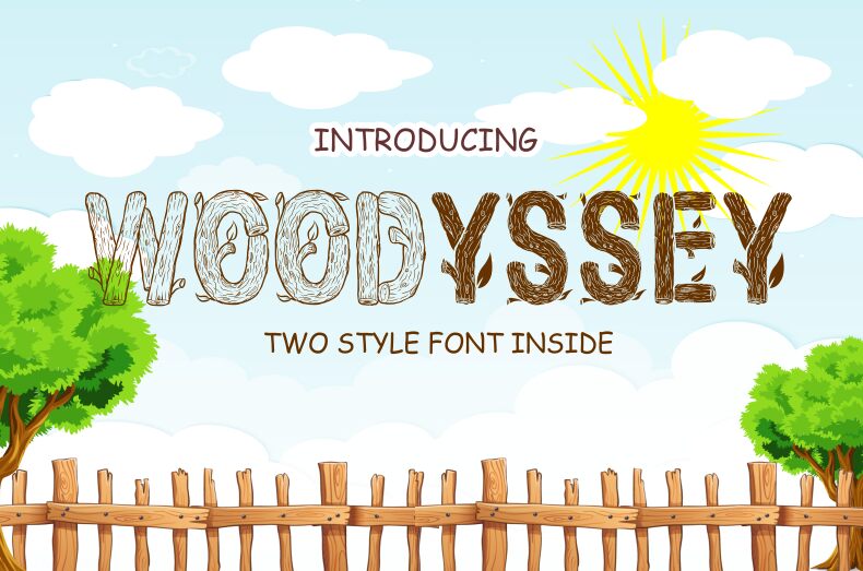 WOODYSSEY Schriftart