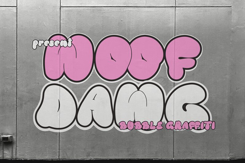 Woof Dawg — Apresentação da fonte