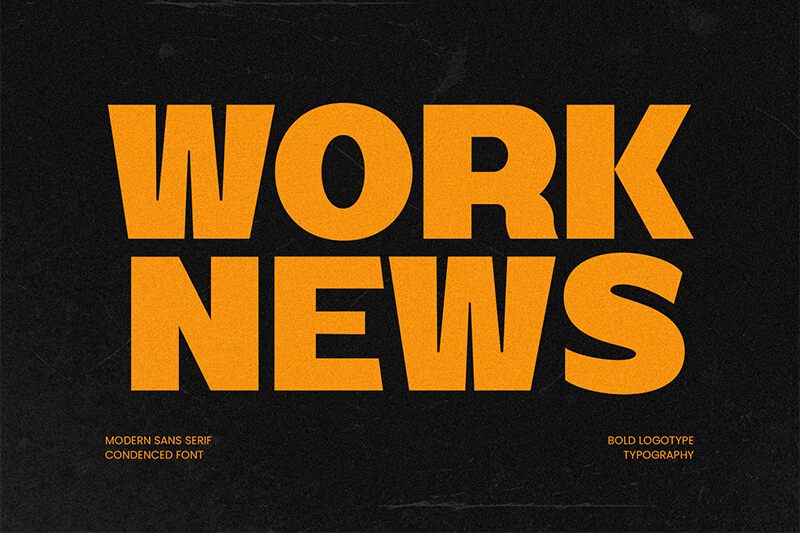 Work News フォント