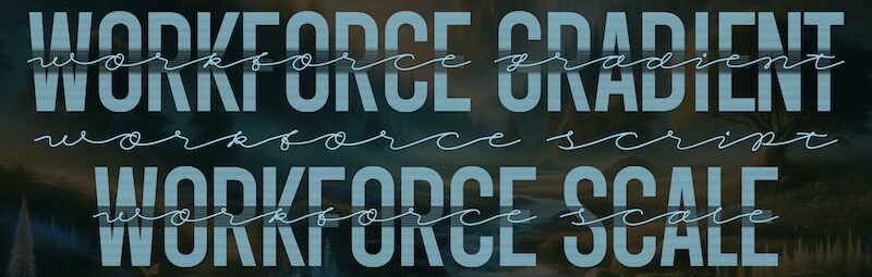 Workforce Gradient Carattere