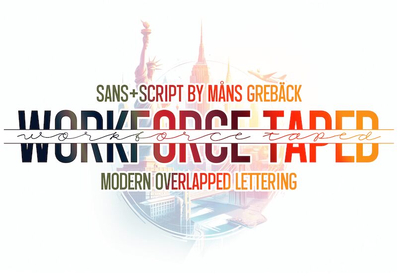 Workforce Taped Czcionka