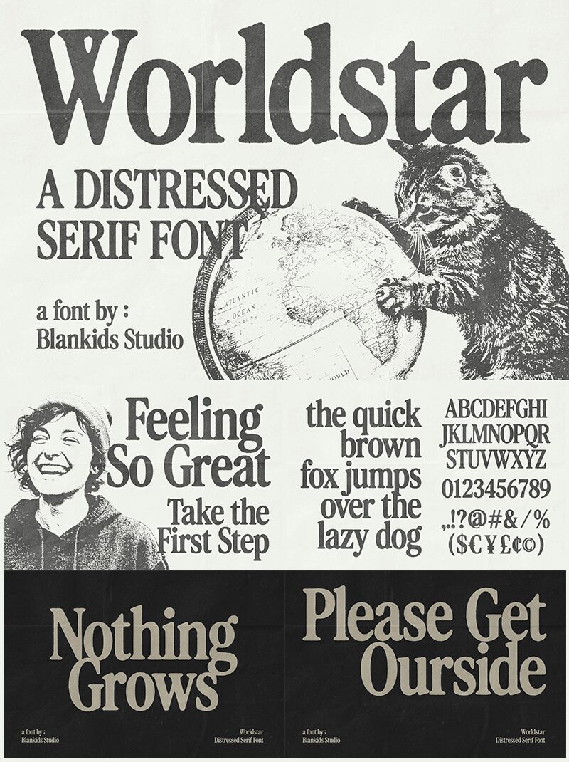 Worldstar Regular — Font presentation