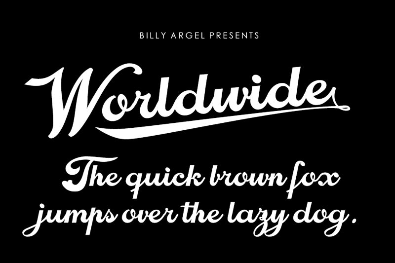 Worldwide Schriftart