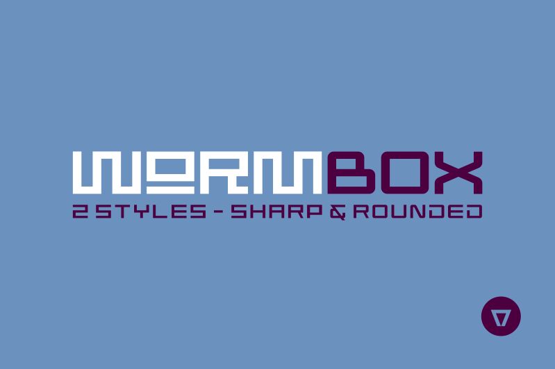 Wormbox Sharp Schriftart