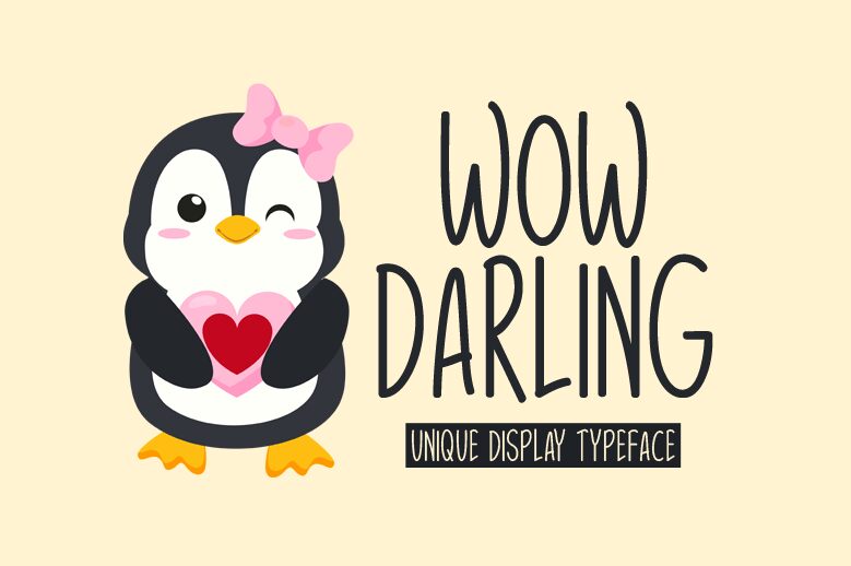 Wow Darling 字体