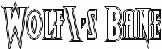 Wolf's Bane Engraved