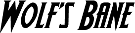 Wolf's Bane II Italic