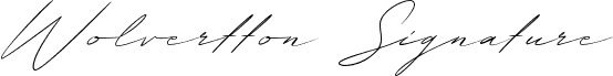 Wolvertton Signature