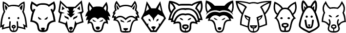 Podgląd czcionki Wolves Regular