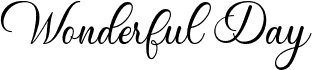 Wonderful Day