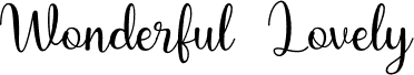 Wonderful Lovely