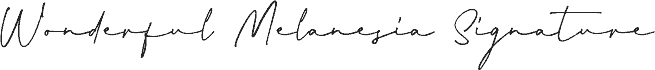 Wonderful Melanesia Signature