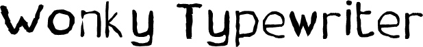 Wonky Typewriter