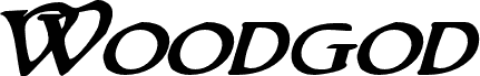 Podgląd czcionki Woodgod Bold Expanded Italic