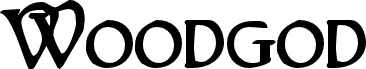 Podgląd czcionki Woodgod Bold