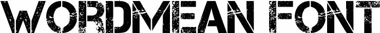 WordMean Font
