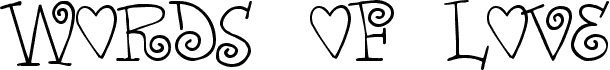 Words of love
