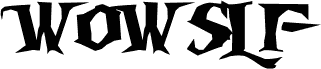 WoW Sublogo Font