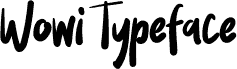 Wowi Typeface