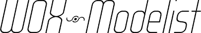 WOX~Modelist Thin Italic Demo