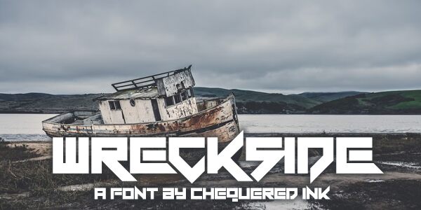 Wreckside フォント