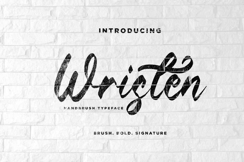 Wristen Schriftart