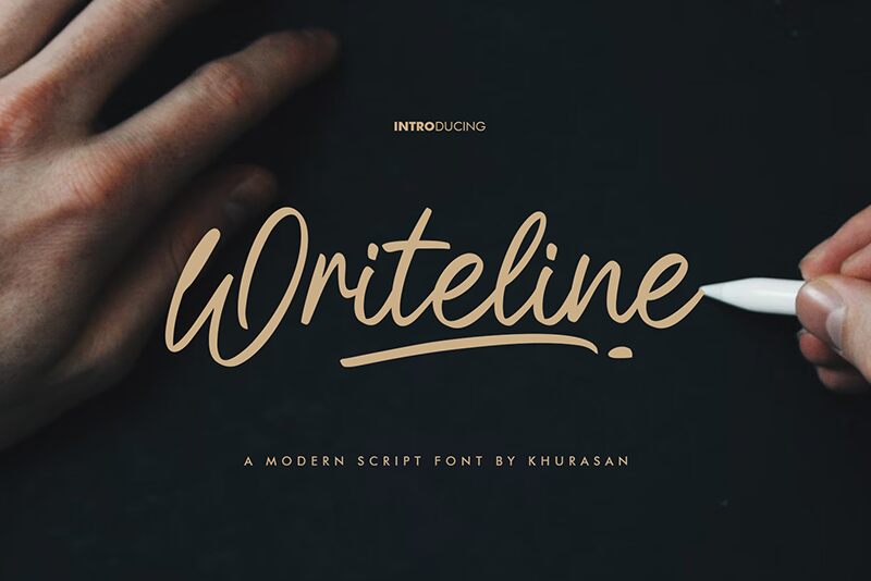 Writeline フォント